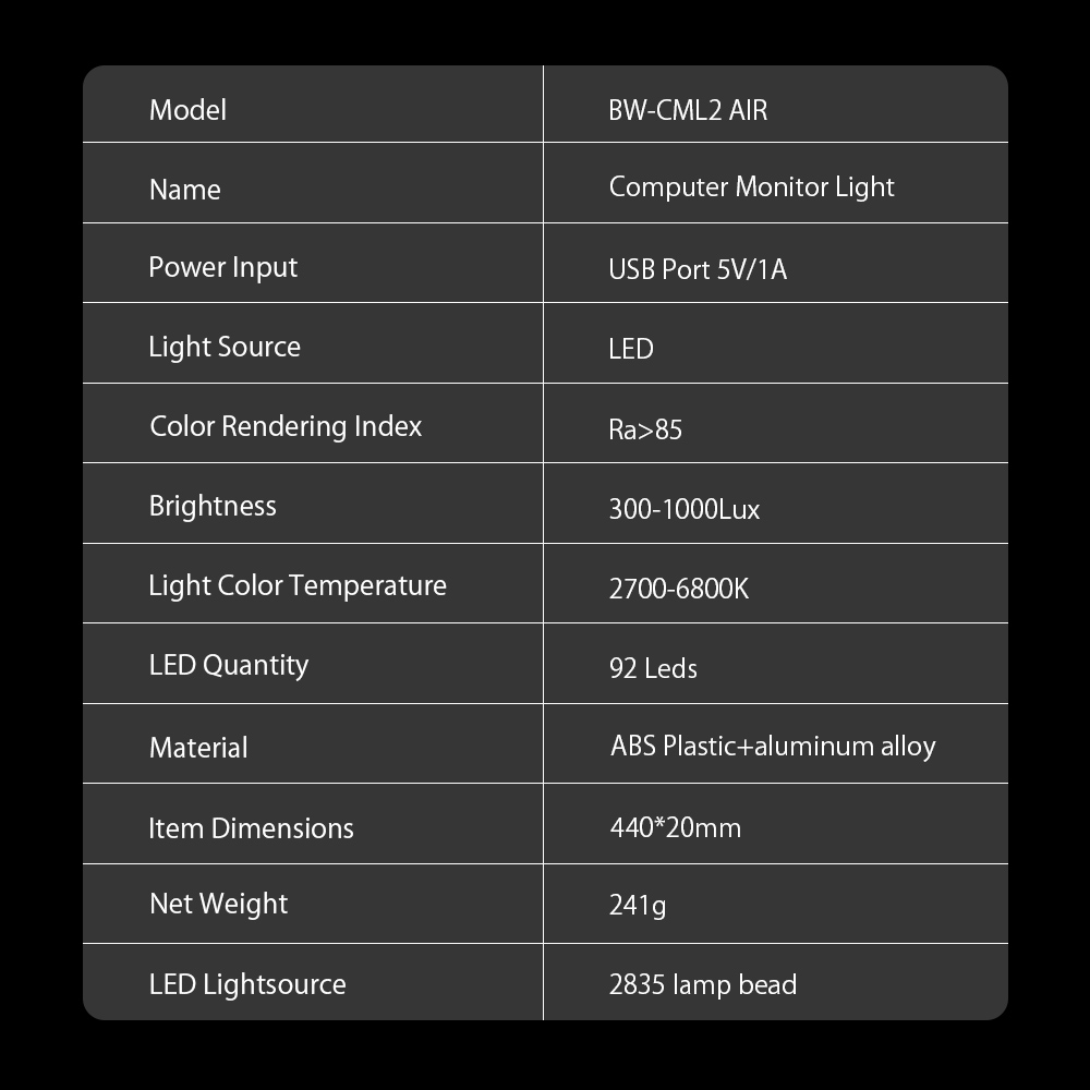 BlitzWolfreg-BW-CML2-Luftmonitor-Lichtleiste-Touch-Steuerung-Augenschutz-Anti-Glare-300-1000Lux-Eins-1989949-8